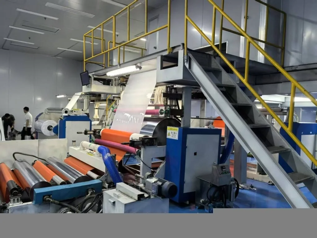 Coating and laminating line at the Pinyang factory in Shanghai
